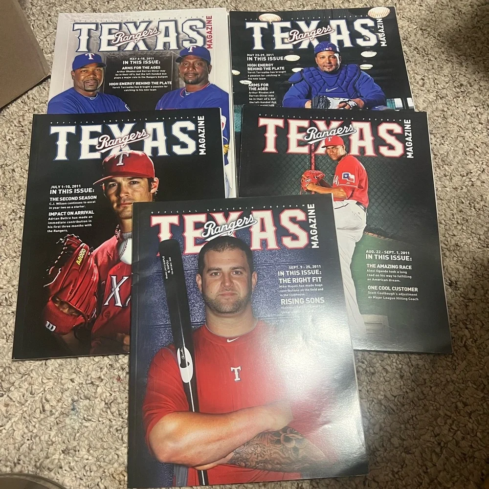 Texas Rangers Magazine Collection - Picture 1 of 6